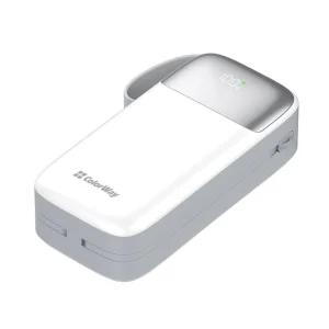 Зовнішній акумулятор ColorWay 30000mAh White (CW-PB300LPA4WT-PDD) UA