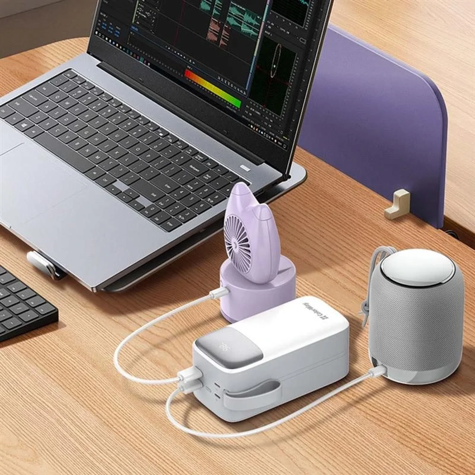 Зовнішній акумулятор ColorWay 50000mAh White (CW-PB500LPA4WT-PDD) UA