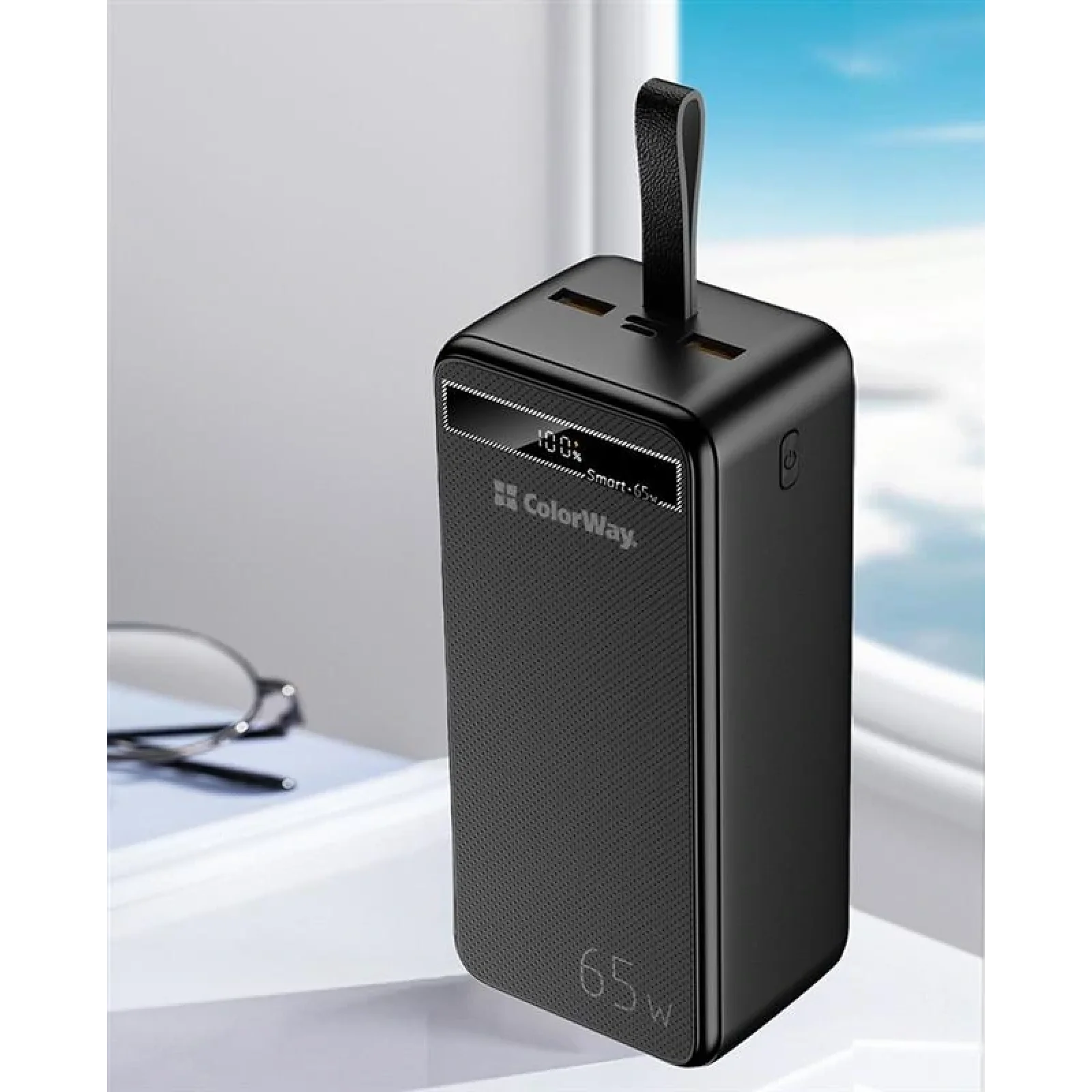 Зовнішній акумулятор ColorWay Powerful 40000mAh Black (CW-PB400LPA4BK-PDD) UA