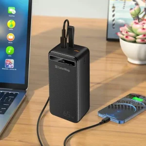 Зовнішній акумулятор ColorWay Powerful 40000mAh Black (CW-PB400LPA4BK-PDD) UA