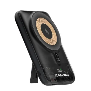 Зовнішній акумулятор ColorWay 15W MagSafe 10000mAh Black (CW-PB100LPA3BK-WPDD) UA