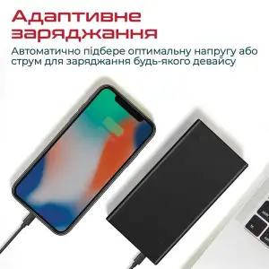 Зовнішній акумулятор Promate Bolt-10 Black 10000mAh, bolt-10.black UA