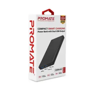 Зовнішній акумулятор Promate Bolt-10 Black 10000mAh, bolt-10.black UA