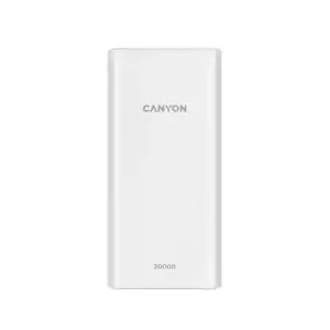 Зовнішній акумулятор Canyon PB-2001 20000mAh White (CNE-CPB2001W) UA