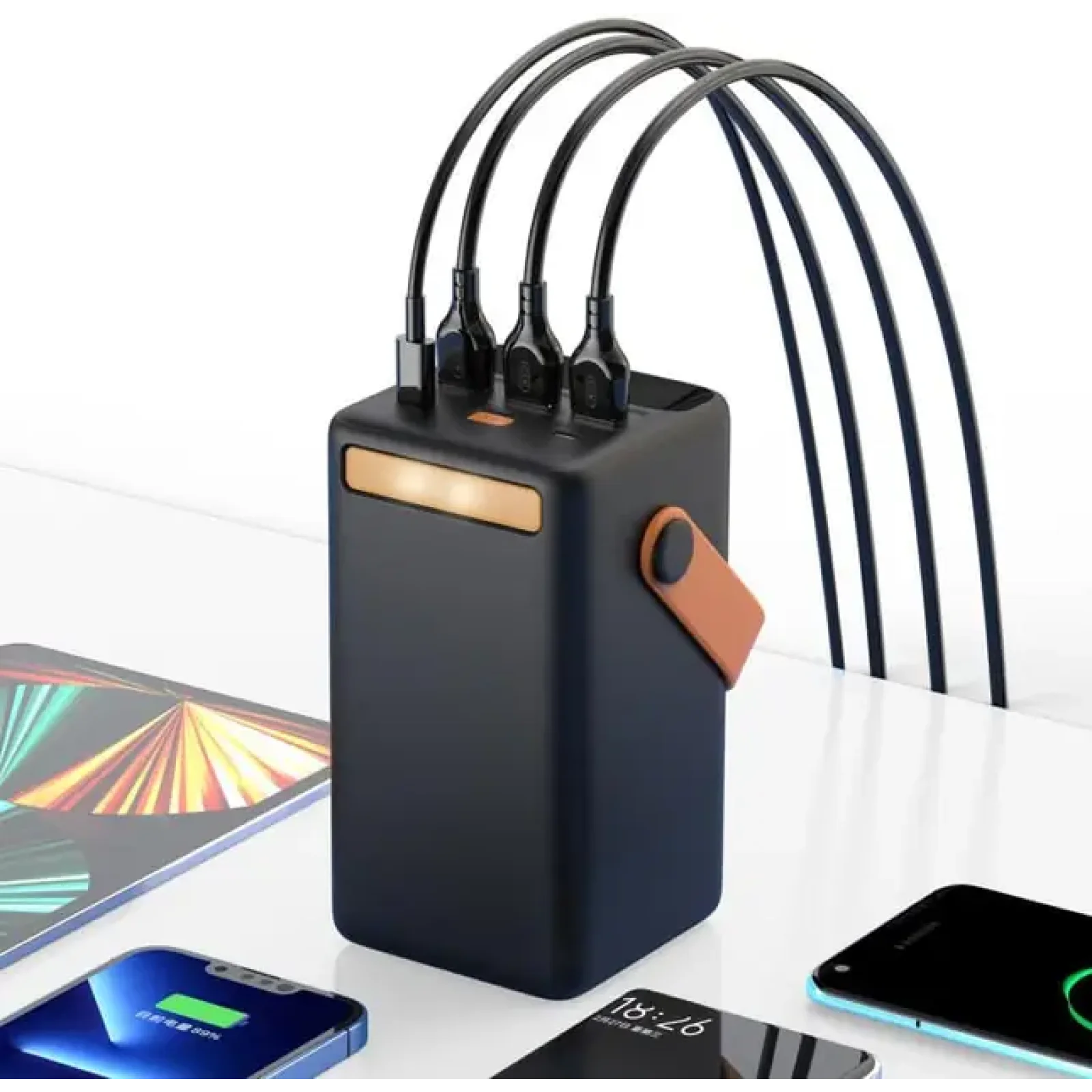 Зовнішній акумулятор Choetech B664 50000mAh Black (B664-CCBE) UA