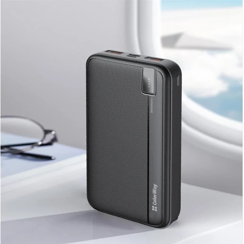Зовнішній акумулятор ColorWay High-power 20000mAh Black (CW-PB200LPA4BK-PD) UA