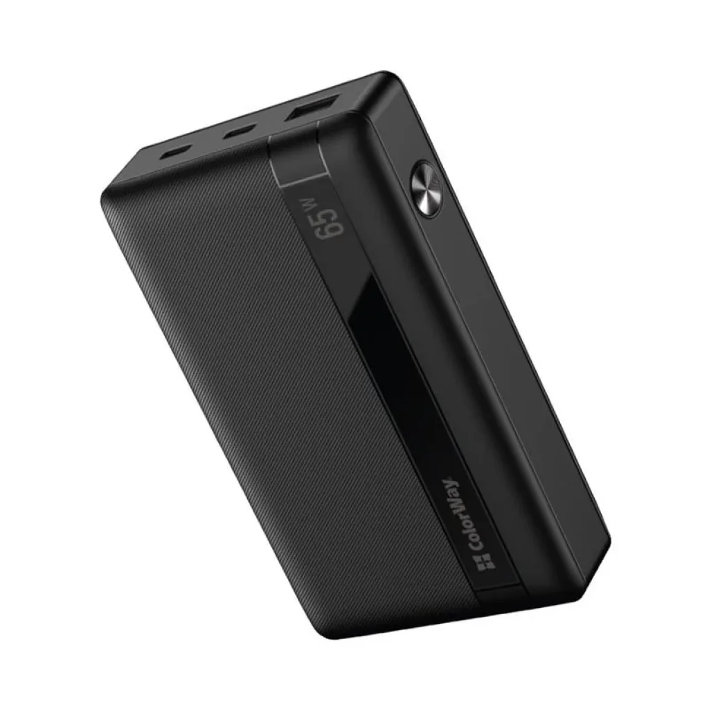 Зовнішній акумулятор ColorWay Powerful 20000mAh Black (CW-PB200LPA3BK-PDD) UA