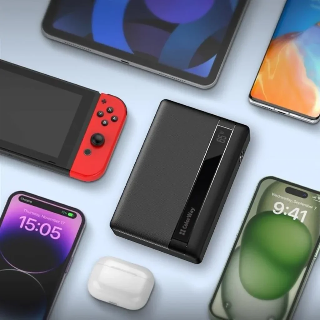 Зовнішній акумулятор ColorWay Powerful 20000mAh Black (CW-PB200LPA3BK-PDD) UA