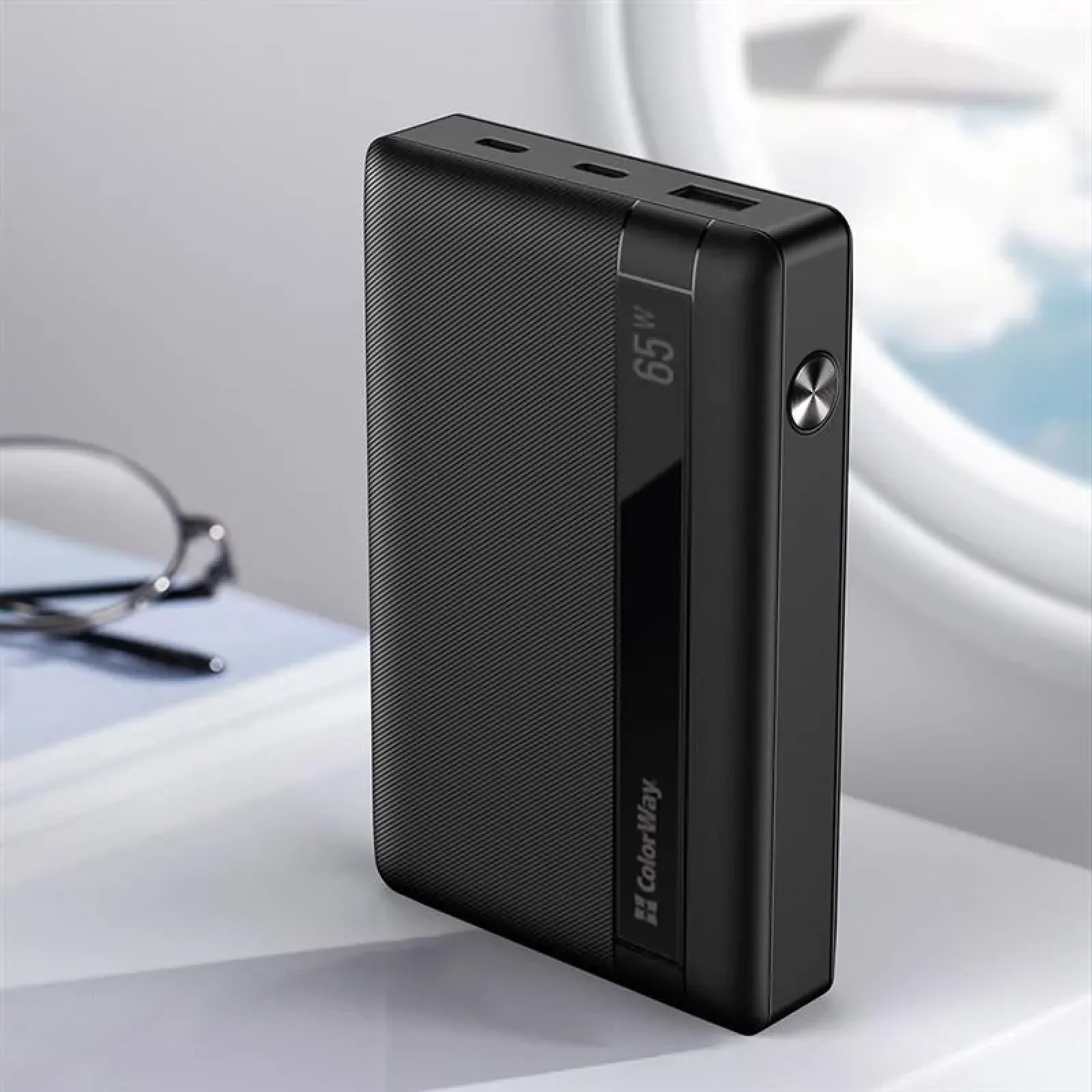 Внешний аккумулятор ColorWay Powerful 20000mAh Black (CW-PB200LPA3BK-PDD) UA