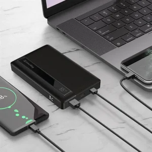 Зовнішній акумулятор ColorWay Powerful 20000mAh Black (CW-PB200LPA3BK-PDD) UA