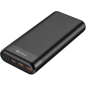 Внешний аккумулятор Sandberg Powerbank 20000mAh PD 65W Black (420-62) UA