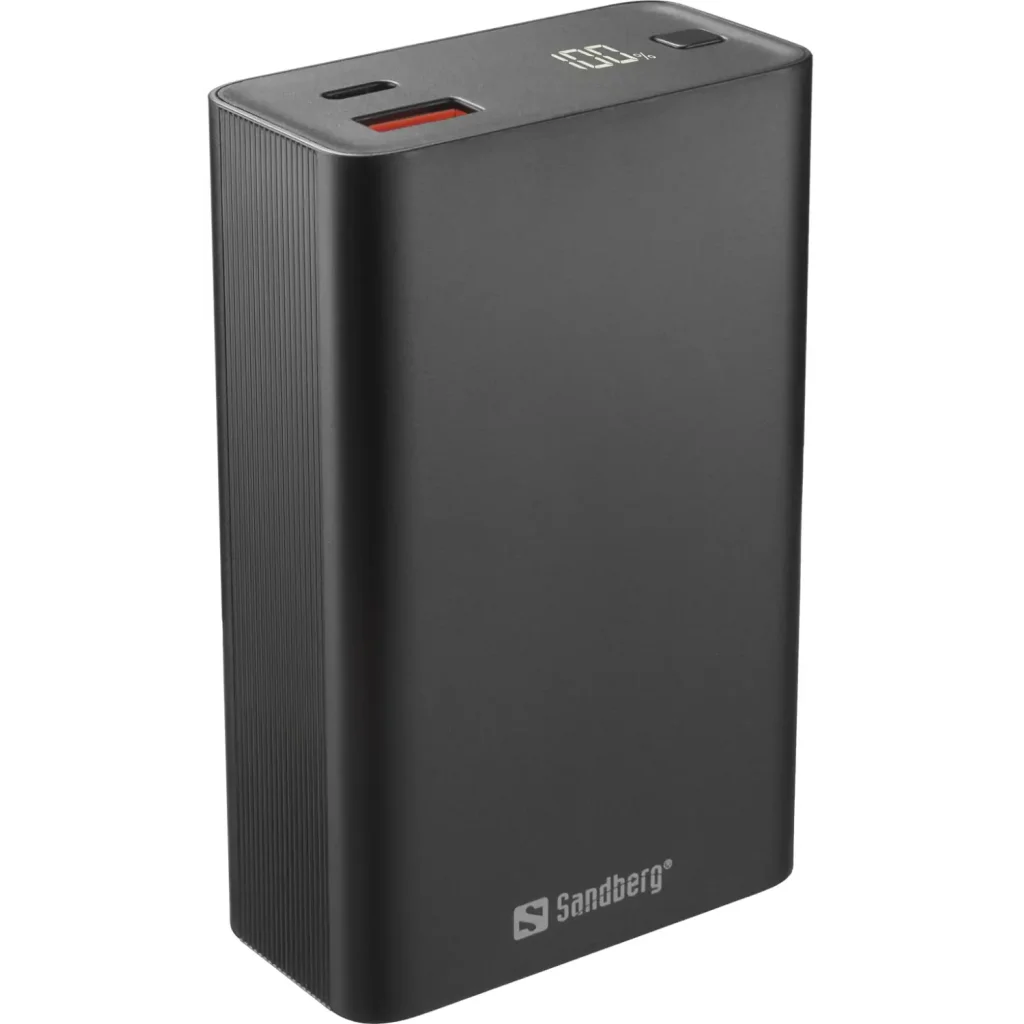 Внешний аккумулятор Sandberg Travel Powerbank 20000mAh PD 65W Black (420-95) UA