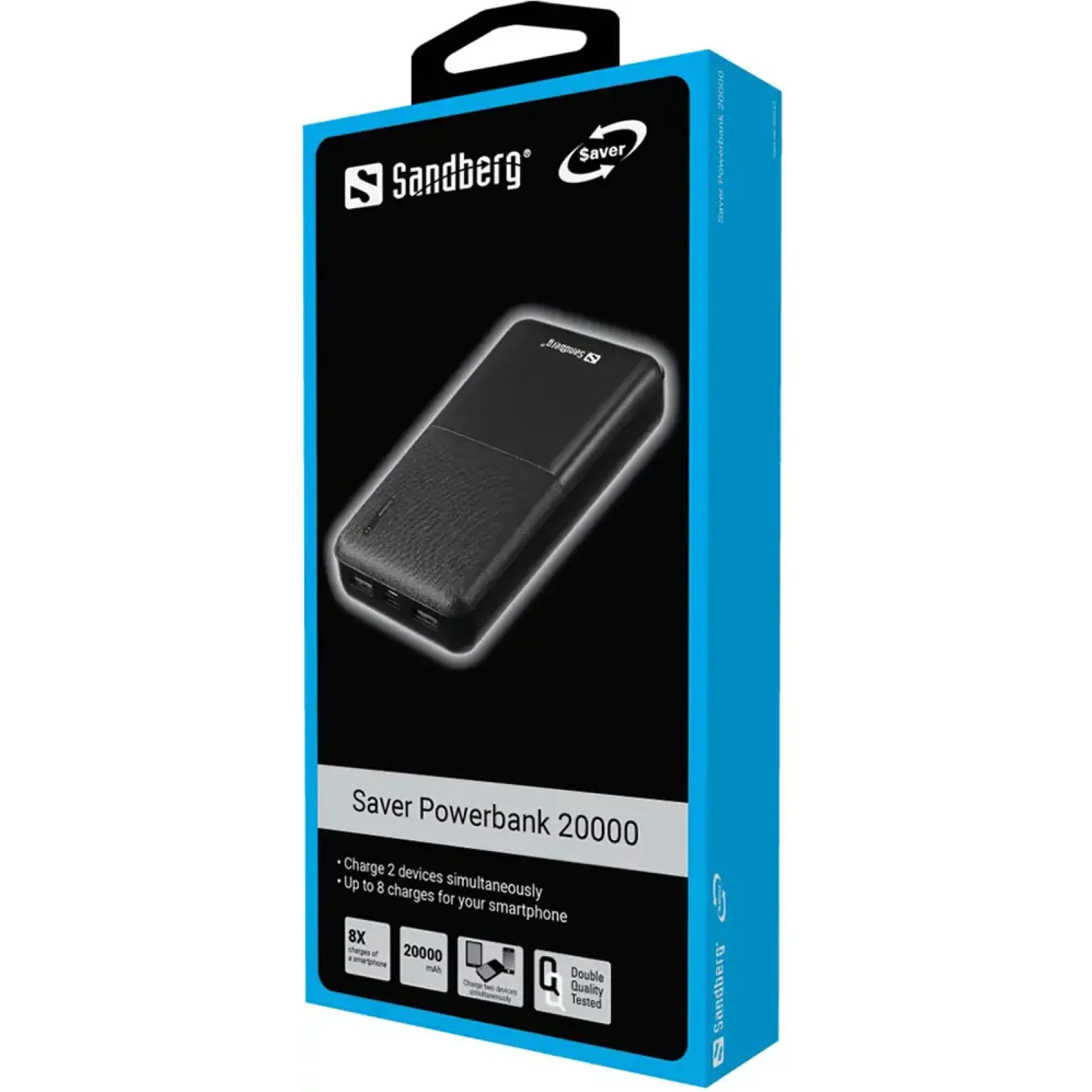 Внешний аккумулятор Sandberg Saver 20000mAh Black (320-42) UA