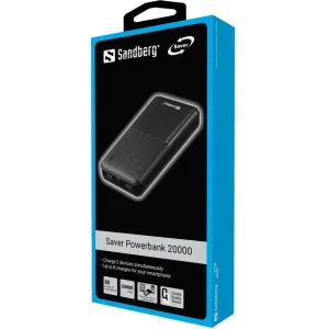 Внешний аккумулятор Sandberg Saver 20000mAh Black (320-42) UA