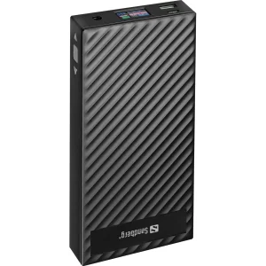 Зовнішній акумулятор Sandberg AlwaysOn Powerbank 30000mAh DC+PD 120W Black (420-88) UA