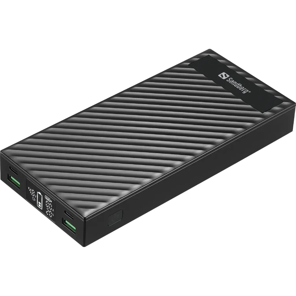 Зовнішній акумулятор Sandberg Powerbank 30000mAh PD 100W Black (420-87) UA