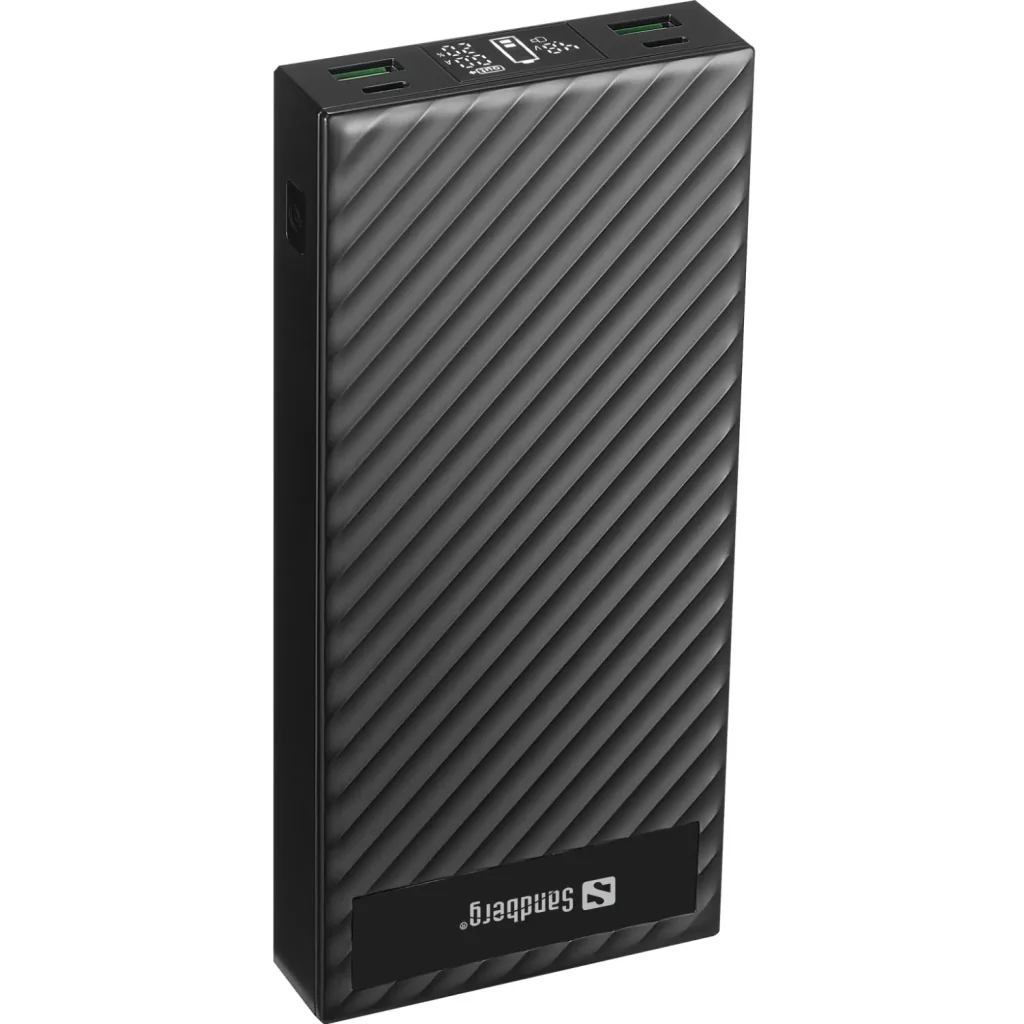 Зовнішній акумулятор Sandberg Powerbank 30000mAh PD 100W Black (420-87) UA