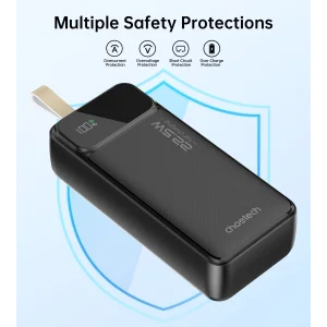Зовнішній акумулятор Choetech B730 30000mAh Black (B730-BK) UA