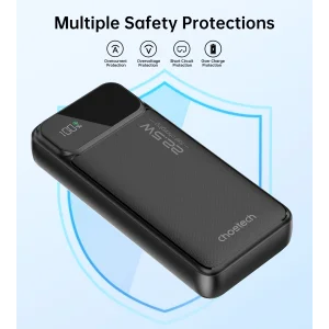 Зовнішній акумулятор Choetech B729 20000mAh Black (B729-BK) UA