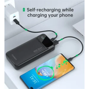 Зовнішній акумулятор Choetech B729 20000mAh Black (B729-BK) UA