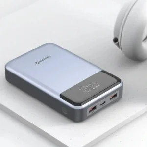 Зовнішній акумулятор Swissten 20000mAh 100W Black/Silver (8595217483781) UA