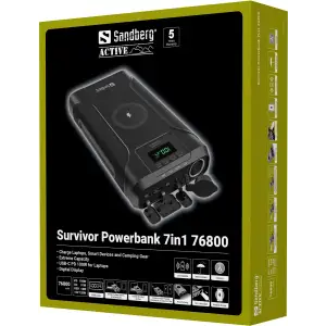 Зовнішній акумулятор Sandberg Survivor Powerbank 76800 mAh (421-15) UA