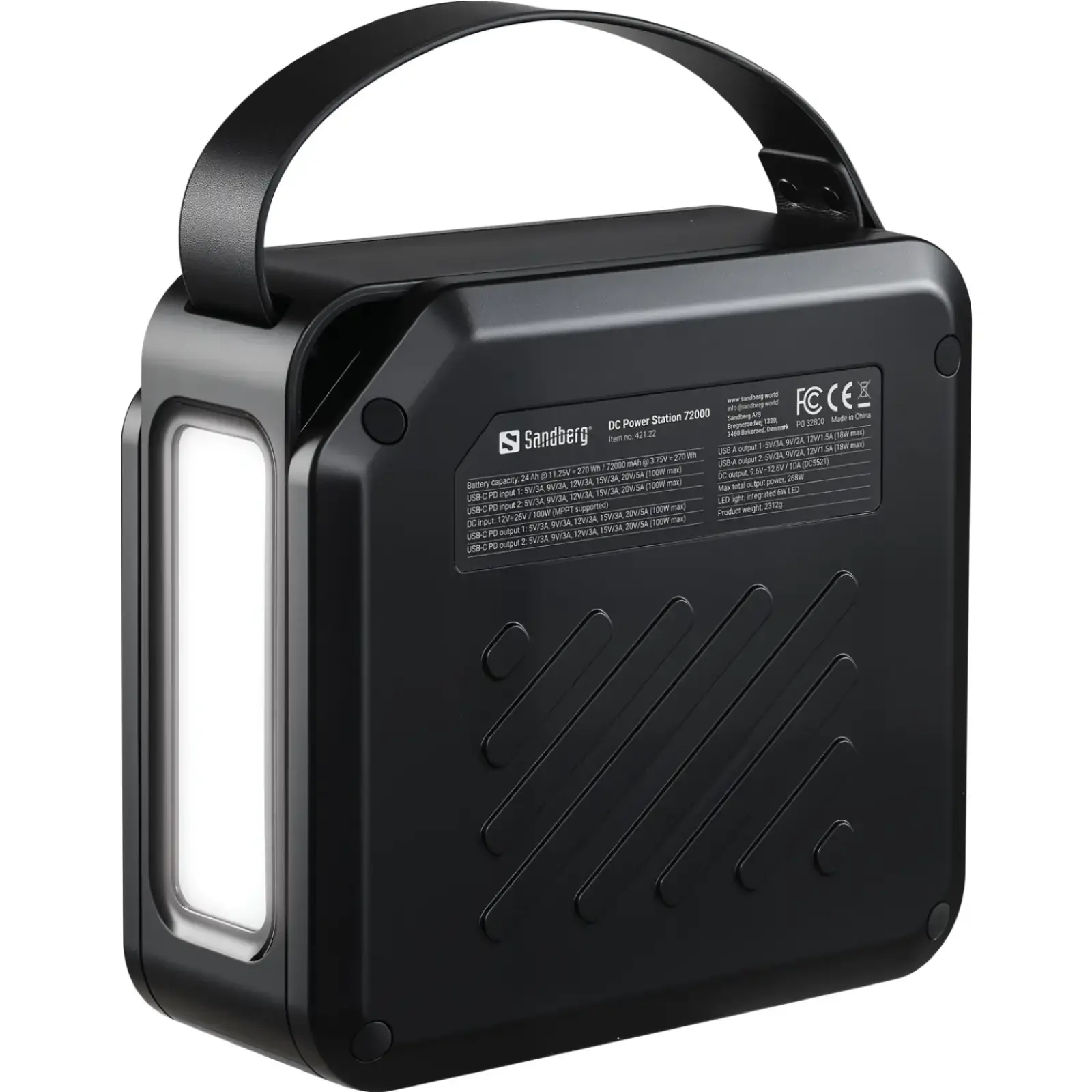 Зовнішній акумулятор Sandberg DC Power Station 72000mAh Black (421-22) UA