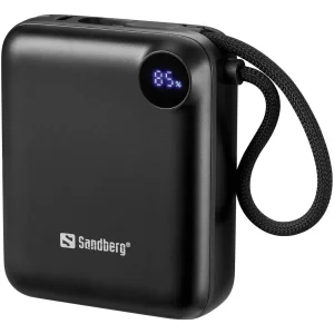 Зовнішній акумулятор Sandberg 10000mAh 20W Black (421-26) UA