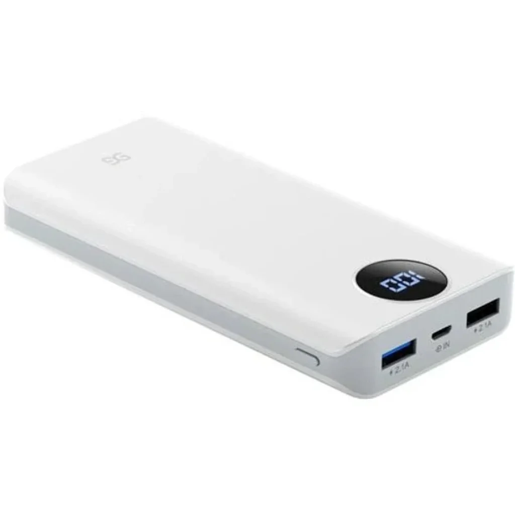 Зовнішній акумулятор Gusgu Xiamen Mini 80000M 20000 mAh White (GB/T-35590/UA-102807) UA