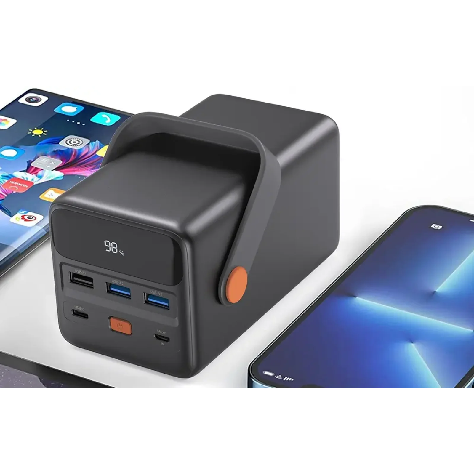 Зовнішній акумулятор Choetech B664 50000mAh Black (B664-CCBE) UA