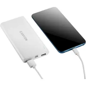 Внешний аккумулятор Canyon 10000mAh White (CNE-CPB1006W) UA