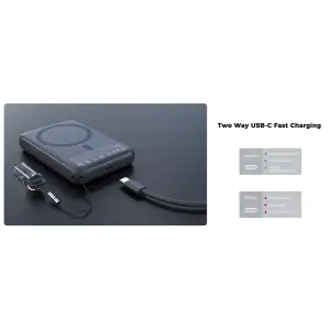 Зовнішній акумулятор Choetech B862 10000mAh 22.5W Black UA