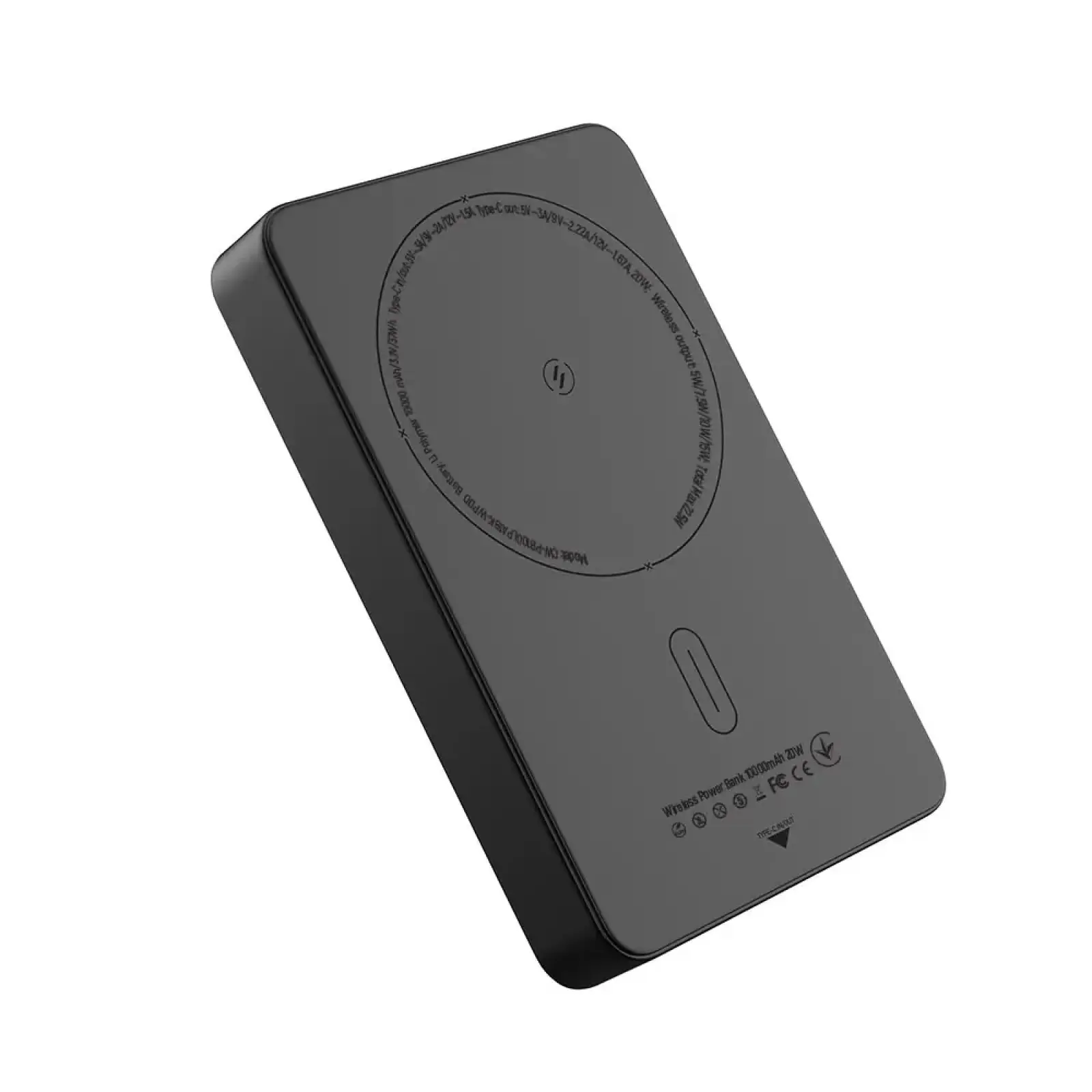 Внешний аккумулятор ColorWay 15W MagSafe 10000mAh Black (CW-PB100LPA1BK-WPDD) UA