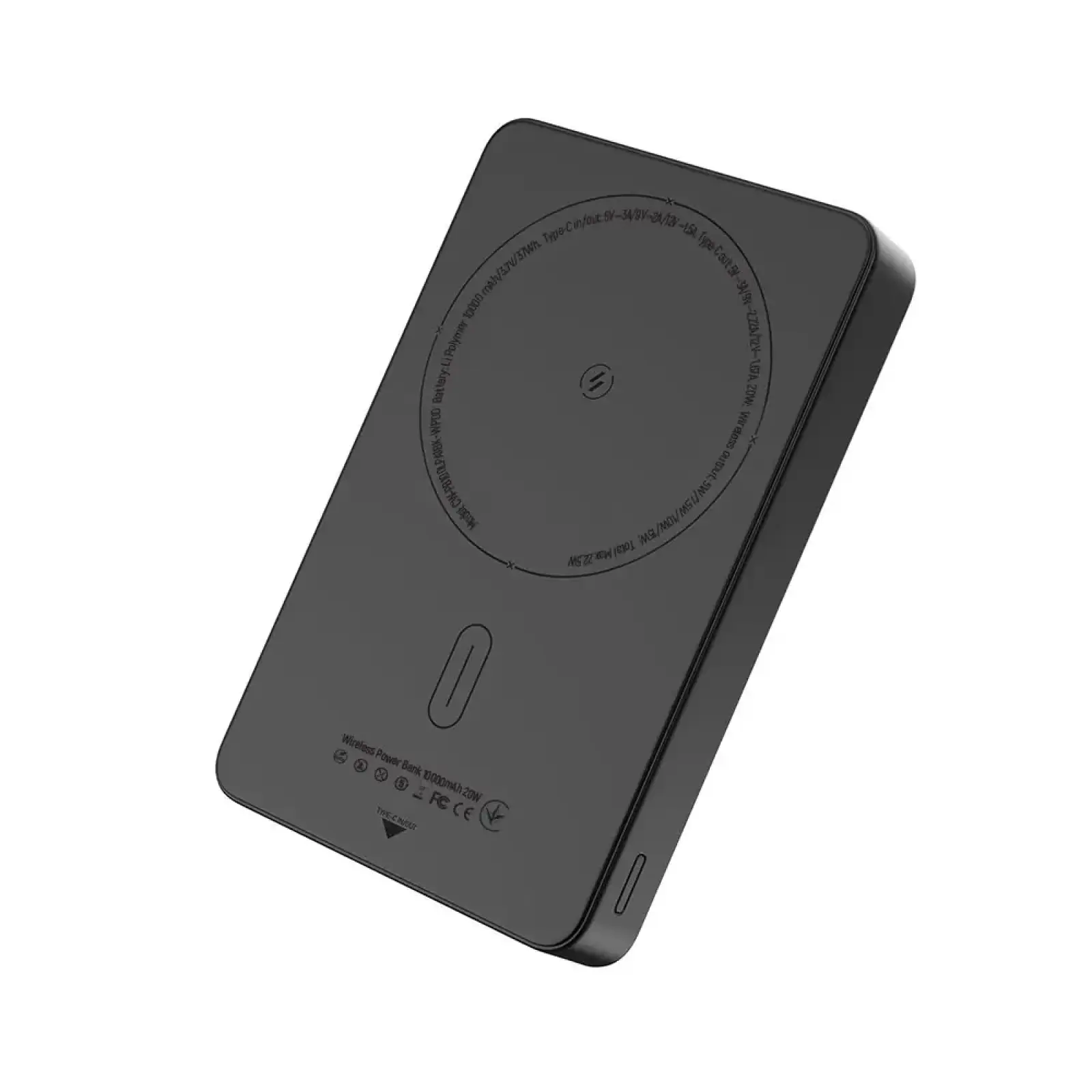 Внешний аккумулятор ColorWay 15W MagSafe 10000mAh Black (CW-PB100LPA1BK-WPDD) UA
