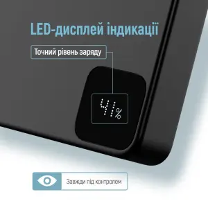 Внешний аккумулятор ColorWay 15W MagSafe 10000mAh Black (CW-PB100LPA1BK-WPDD) UA