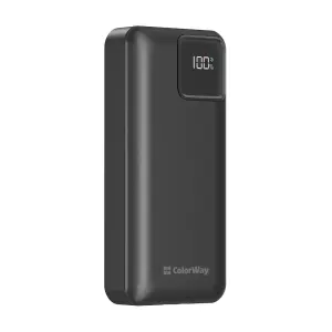 Зовнішній акумулятор ColorWay Optimal Power 20000mAh Black (CW-PB200LPB5BK-PDD) UA