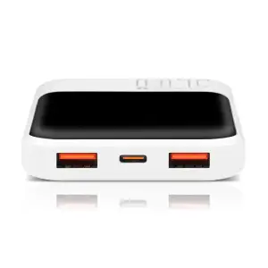 Зовнішній акумулятор everActive EB-10Q 10000mAh White UA