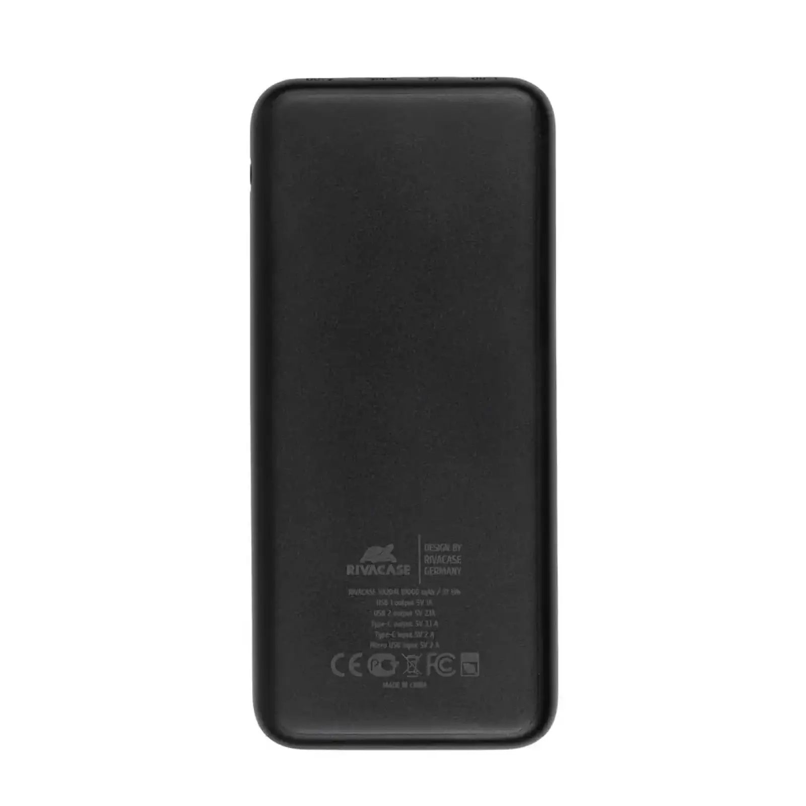 Зовнішній акумулятор Rivacase Rivapower 10000mAh Black (VA2041) UA