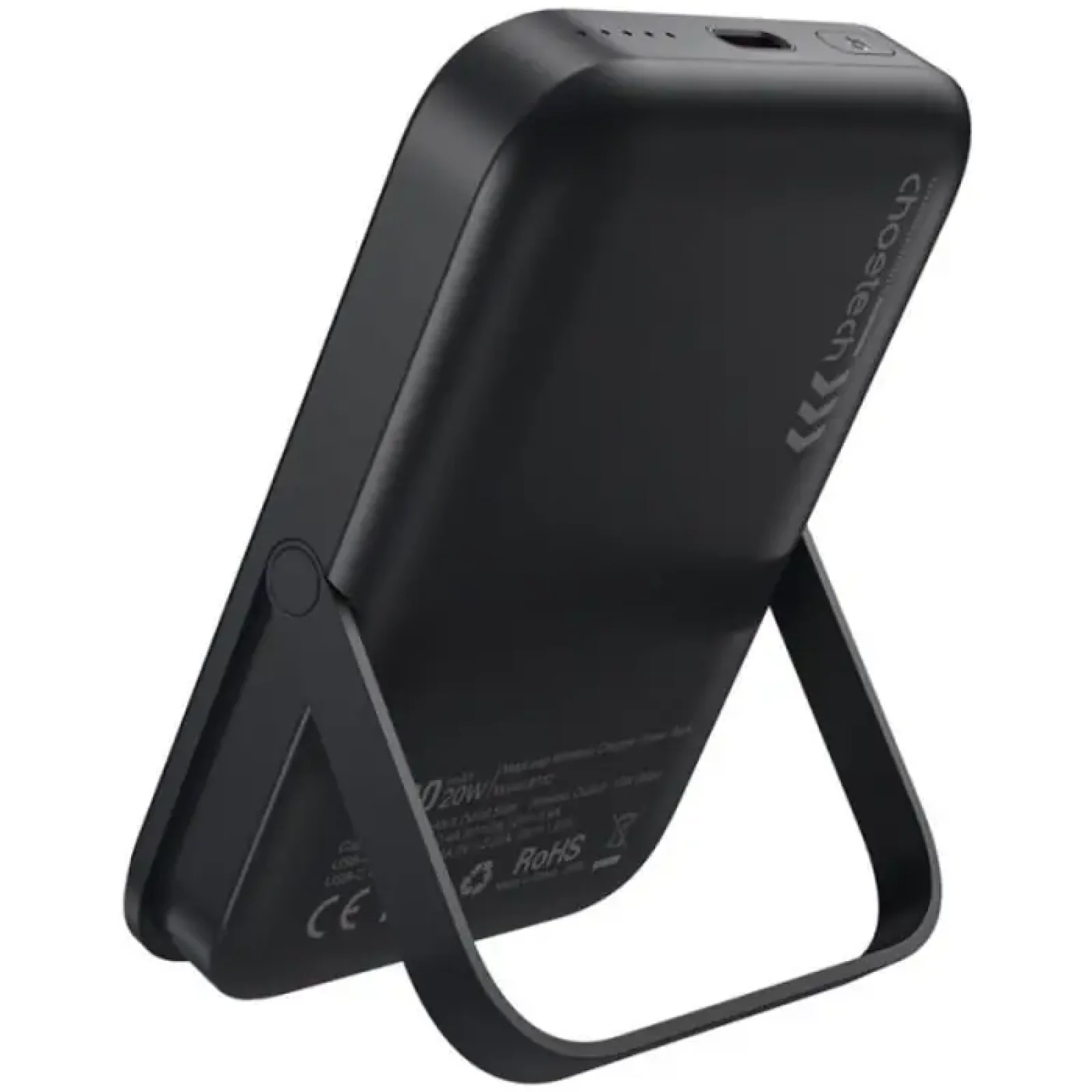 Зовнішній акумулятор Choetech Magnetic 10000mAh Qi-15W Black (B743-CCBK) UA
