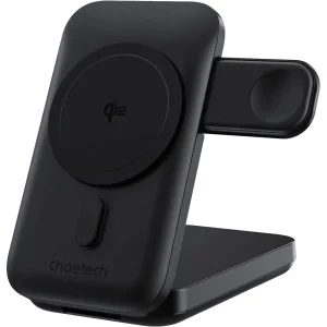 Зовнішній акумулятор Choetech Magnetic 10000mAh Qi-2 15W Black (B750-CCBK) UA
