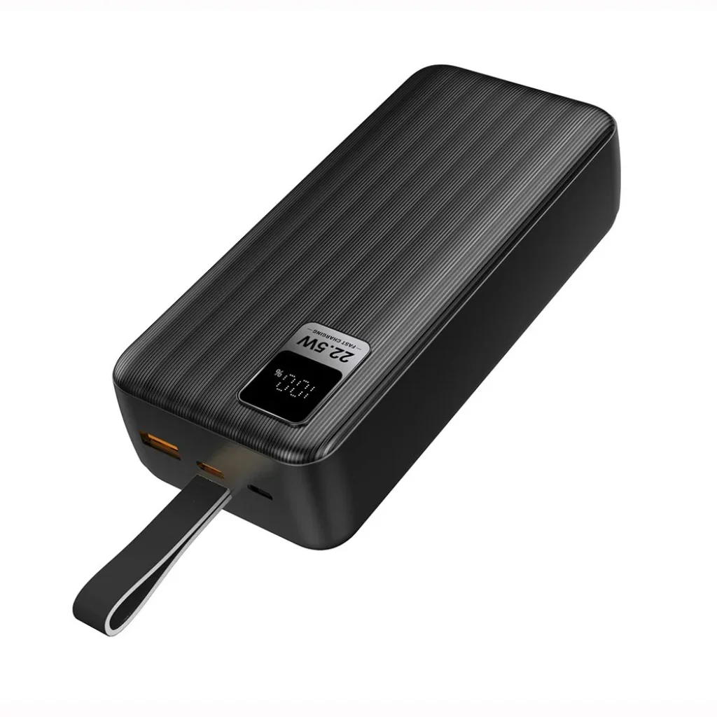 Зовнішній акумулятор ColorWay Digital Display 30000mAh Black (CW-PB300LPC5BK-PDD) UA