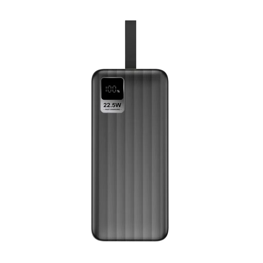 Зовнішній акумулятор ColorWay Digital Display 30000mAh Black (CW-PB300LPC5BK-PDD) UA