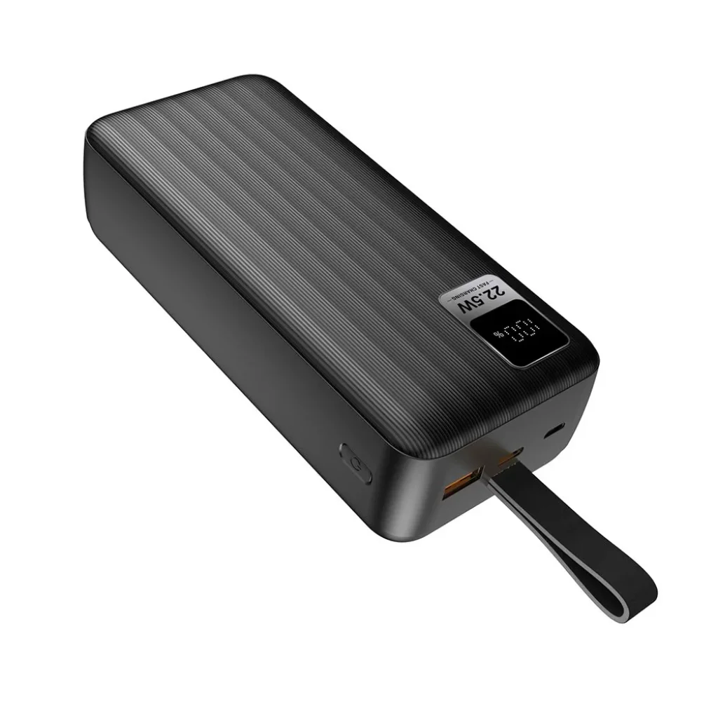 Зовнішній акумулятор ColorWay Digital Display 30000mAh Black (CW-PB300LPC5BK-PDD) UA