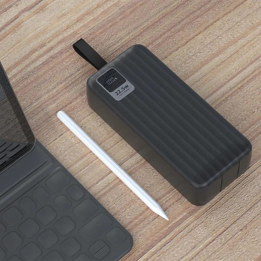 Зовнішній акумулятор ColorWay Digital Display 30000mAh Black (CW-PB300LPC5BK-PDD) UA