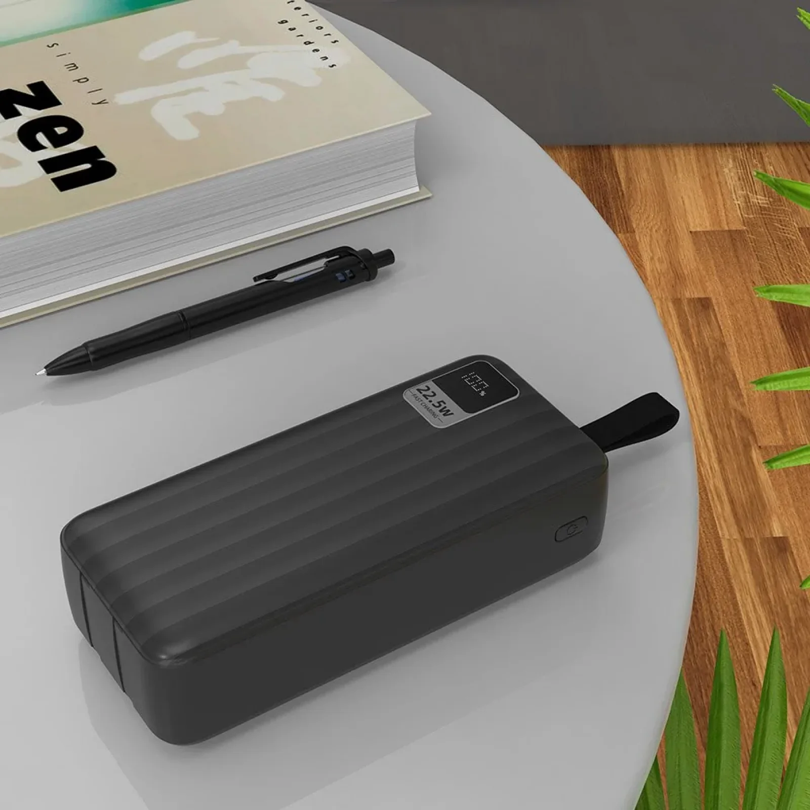 Зовнішній акумулятор ColorWay Digital Display 30000mAh Black (CW-PB300LPC5BK-PDD) UA