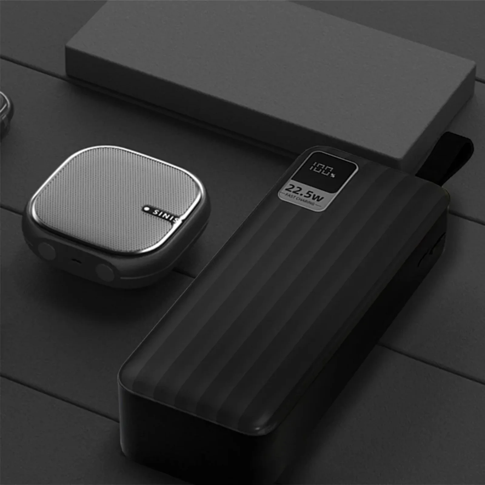 Зовнішній акумулятор ColorWay Digital Display 30000mAh Black (CW-PB300LPC5BK-PDD) UA