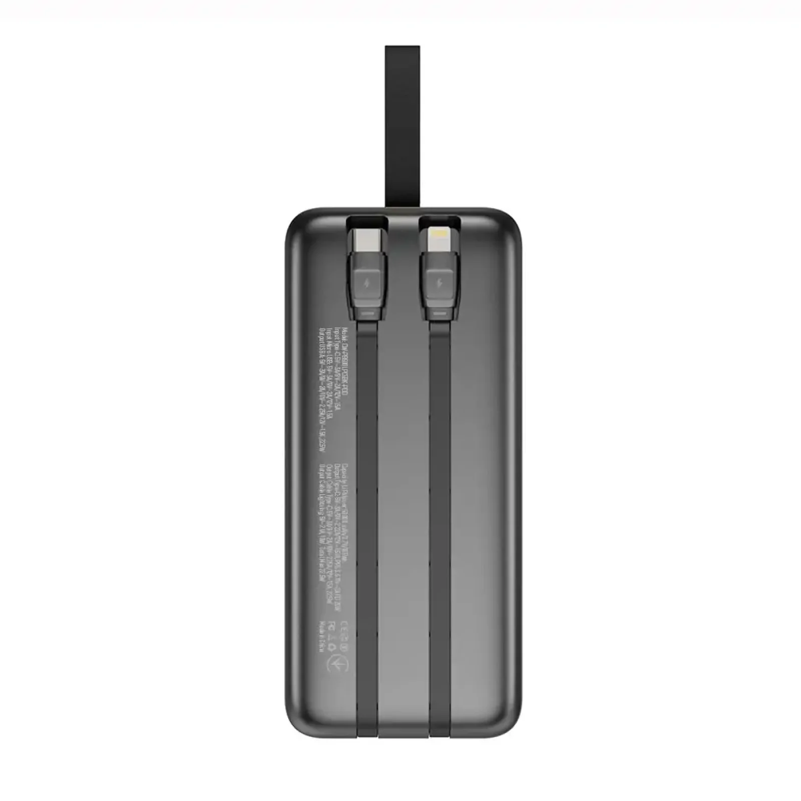 Зовнішній акумулятор ColorWay Digital Display 50000mAh Black (CW-PB500LPC5BK-PDD) UA