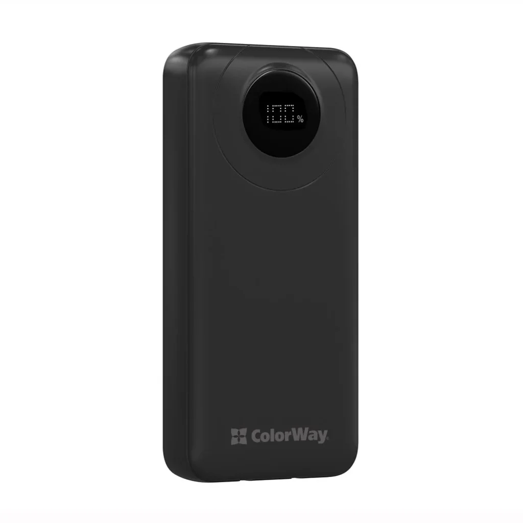Зовнішній акумулятор ColorWay EnergyPlus 20000mAh Black (CW-PB200LPB4BK-PDD) UA