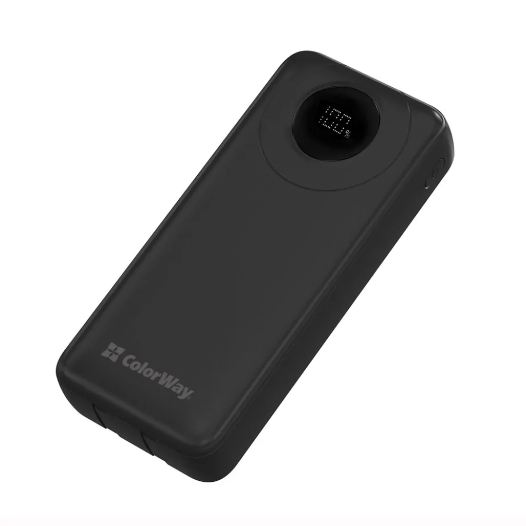 Зовнішній акумулятор ColorWay EnergyPlus 20000mAh Black (CW-PB200LPB4BK-PDD) UA