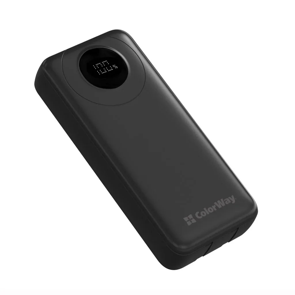 Зовнішній акумулятор ColorWay EnergyPlus 20000mAh Black (CW-PB200LPB4BK-PDD) UA